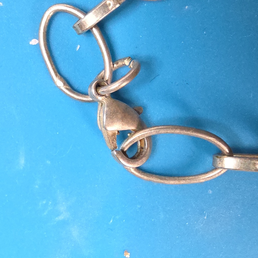 Silver 925 Amber Teardrop Statement Necklace - Wo… - image 3